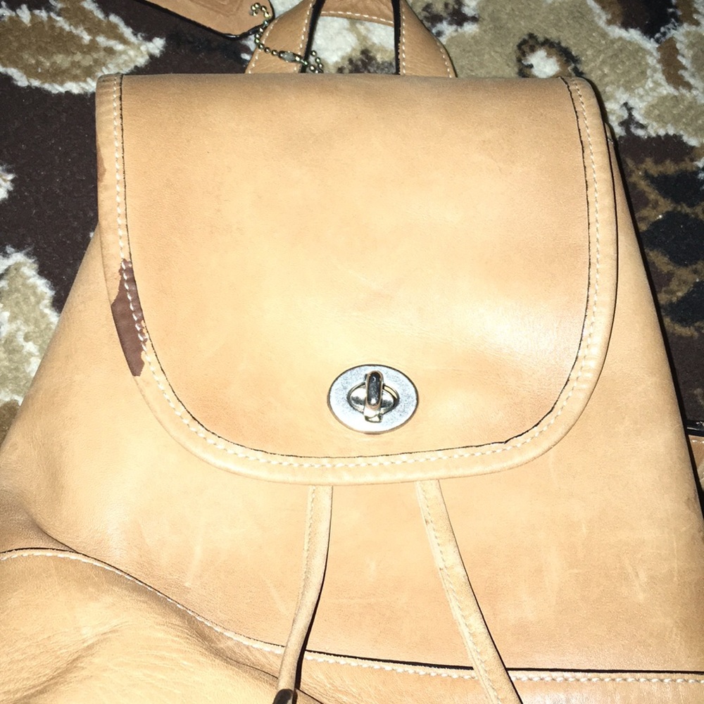 Coach mini backpack